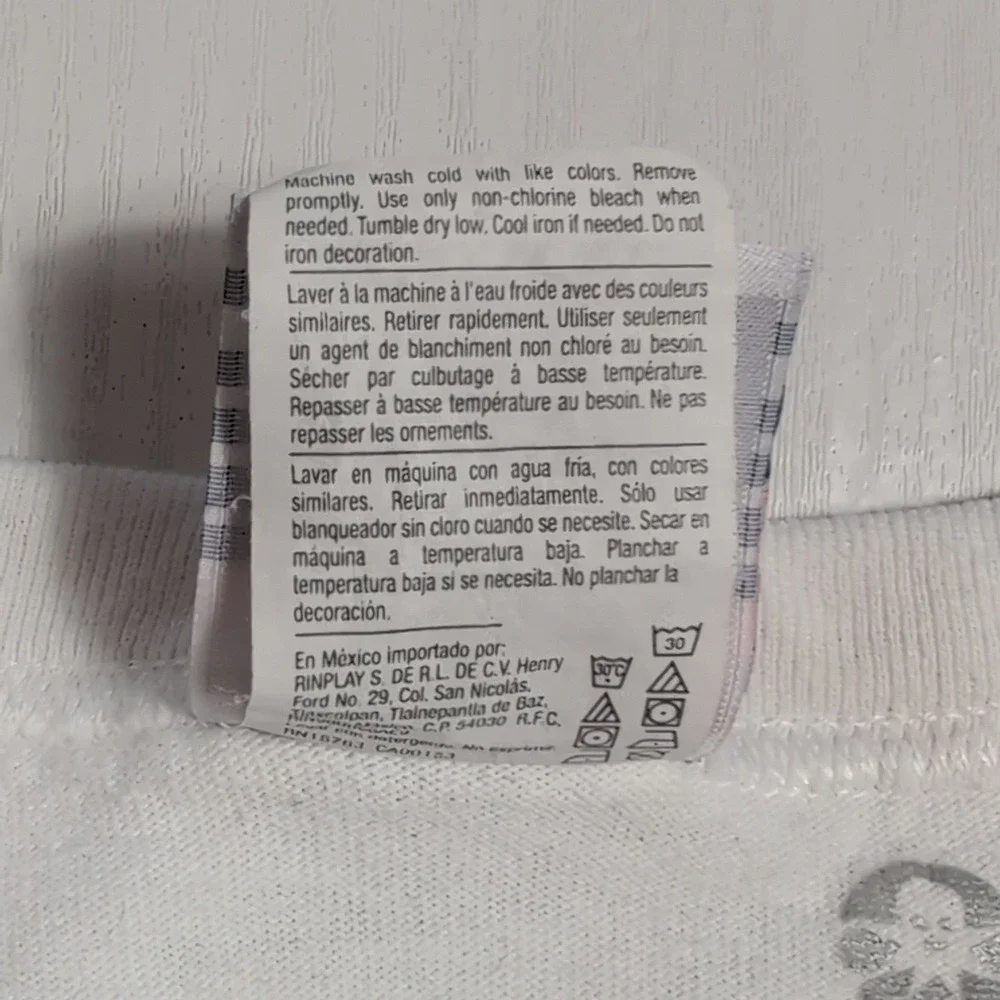 Champion White Graphic T-Shirt Small ONECON Earth World Graphic Faith Based Tee - Picture 8 of 12